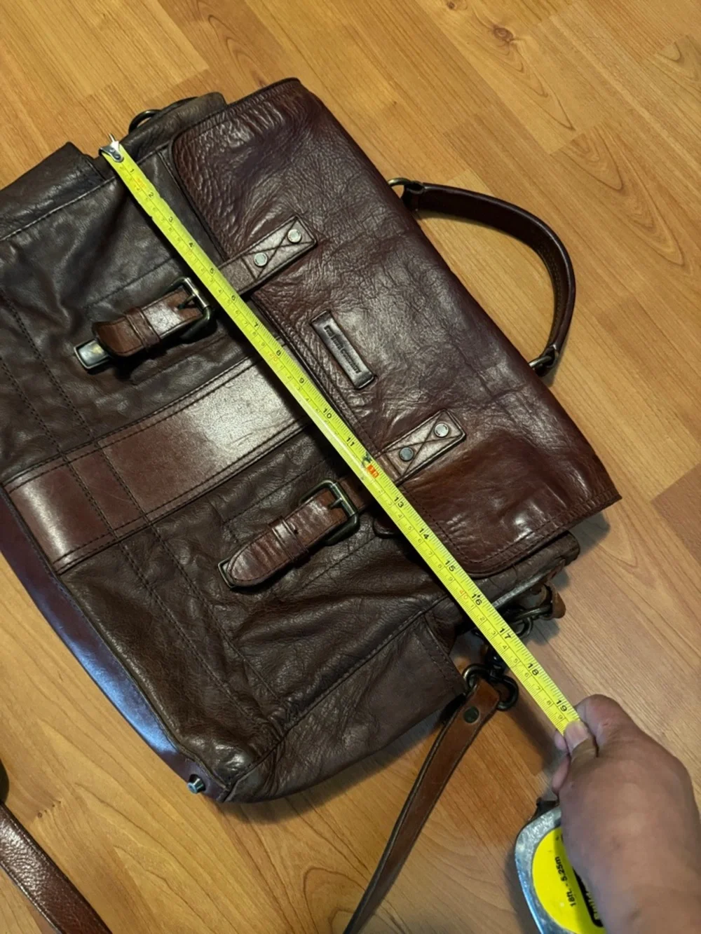 Frye Messenger Leather Bag